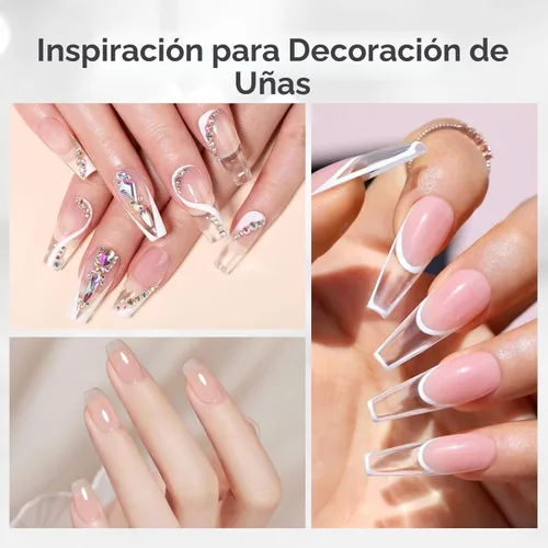 Miniatura 9 de BORN PRETTY Gel Constructor para Uñas, Gel de Construcción de Uñas de 8 en 1 Transparente para la Cúspide de la Uña y Fortalecedor de Extensión