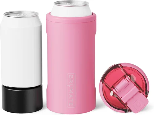 Miniatura 14 de BrüMate Hopsulator Trio - Enfriador de latas aislado 3 en 1 para latas de 12 o 16 onzas + vaso 100 % a prueba de fugas con tapa, aislado