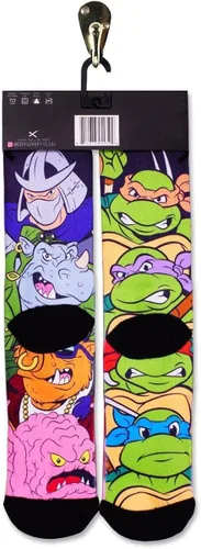 Miniatura 3 de Odd Sox, Nickelodeon TMNT Teenage Mutant Ninja Turtles, 90's Cartoon, Fun Socks