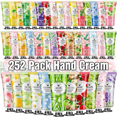 Miniatura 10 de VISCOO Paquete de 28 regalos de crema de manos para mujeres, regalo de agradecimiento al profesor/regalos de graduación, mini loción hidratante