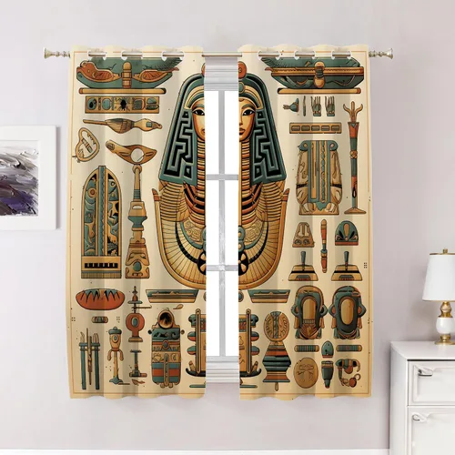 Miniatura 66 de Cortinas de cocina de hojas de arce otoñales para ventanas, hojas verdes y rojas sobre cenefas opacas negras, tratamientos de ventana de poliéster
