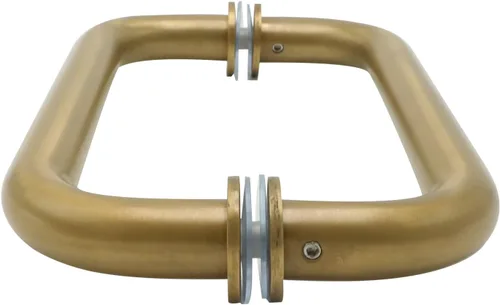 Miniatura 5 de CKB Manija de puerta de ducha de 8", tirador de puerta de vidrio de ducha espalda con espalda compatible con vidrio de 1/4" a 1/2" de grosor