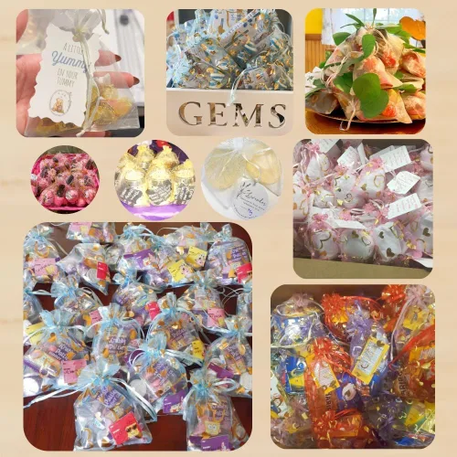 Miniatura 7 de 8 x 12 pulgadas 100 piezas bolsas con cordón de tela de organza bolsa de regalo de joyería bolsa de caramelo favores de boda B231 (azul bebé)