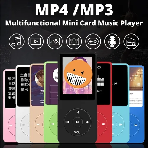 Miniatura 2 de Reproductor MP3 MP4 para niños con pantalla HD de 1.8 pulgadas, radio FM, grabadora de voz, visor de fotos de video, libro electrónico, juegos, Verde