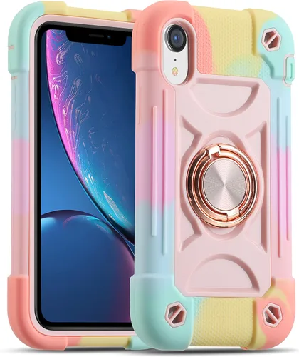 Miniatura 81 de MARKILL Compatible con iPhone Se3/iPhone Se2, Funda para iPhone 6/6S, Funda para iPhone 7/iPhone 8 de 4.7 Pulgadas con Soporte Anular, Funda