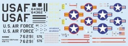 Miniatura 3 de FAIRCHILD C-123B PROVEEDOR 1/72 RODEN 056