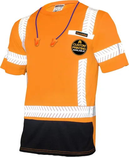 Miniatura 12 de KwikSafety - Camisas de seguridad de manga corta premium [collares de lujo] Clase 2 Hi Vis Camisas para hombres ANSI OSHA Camisas de alta