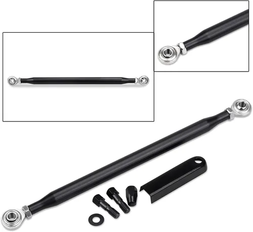 Miniatura 2 de Palanca de cambios de palanca de cambios redonda negra para Harley Softail Touring Electra Street Road Glide Road King FLHT FLHR FLTR FLHX 1986-2023