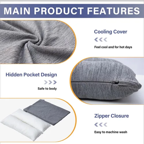 Miniatura 4 de 1 MIDDLE ONE Almohada de brazo de espuma viscoelástica para adultos y personas que duermen de lado, almohada de elevación de soporte para codo