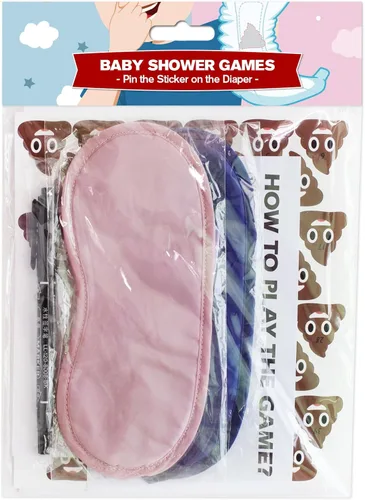 Miniatura 6 de PARTYLOUD Pin The Sticker en el pañal, juegos de baby shower, divertidos juegos de baby shower, actividades temáticas de pañales, juegos de fiesta