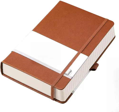 Miniatura 16 de AHGXG Cuaderno rayado – 320 páginas numeradas grande B5 grueso diario universitario rayado, papel rayado grueso de 100gsm, tapa blanda de piel Azul