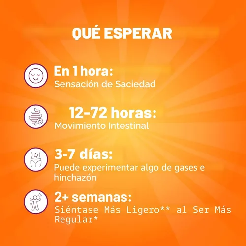 Miniatura 7 de Metamucil 4-en-1 suplemento de fibra de cáscara de psyllium, sin azúcar, 72 cucharaditas, sabor a naranja, fibra diaria en polvo para la salud