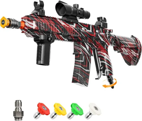 Miniatura 6 de Pistola de lavado a presión con giro – Pistola de pulverización de alta presión de 3600 PSI con enchufe de conexión rápida de 3/8 pulgadas – Mango