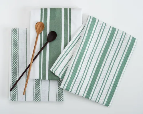 Miniatura 39 de Juego de Toallas de Cocina – Paquete de 3 (20 x 30 pulgadas) Extra Grandes de Algodón Premium para Cocina – Absorbentes – 100% Algodón – con Lazo