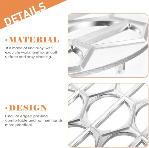 Miniatura 3 de Luxshiny Molde de bola de masa de aleación de aluminio de 14 agujeros, fabricante de pelmeni para albóndigas caseras, ravioles, ollas, herramienta