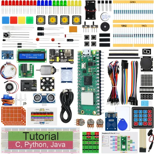 Miniatura 10 de Freenove Kit de inicio definitivo para Raspberry Pi Pico (incluido), microcontrolador Cortex-M0+ de doble núcleo, tutorial detallado de 767 páginas