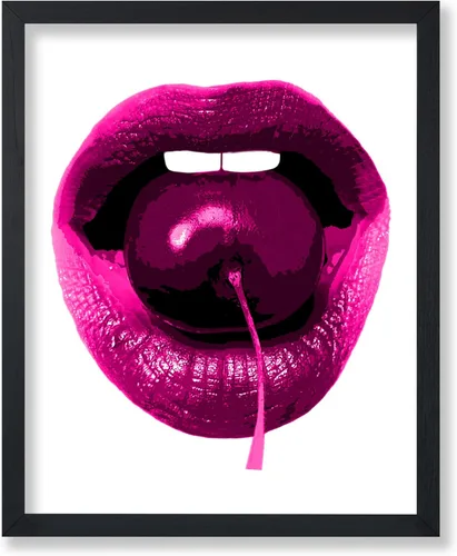 Miniatura 20 de Poster Master Impresión de labios dorados, póster de mordida de labio, arte moderno y minimalista, regalo bohemio para hombres y mujeres, diseño