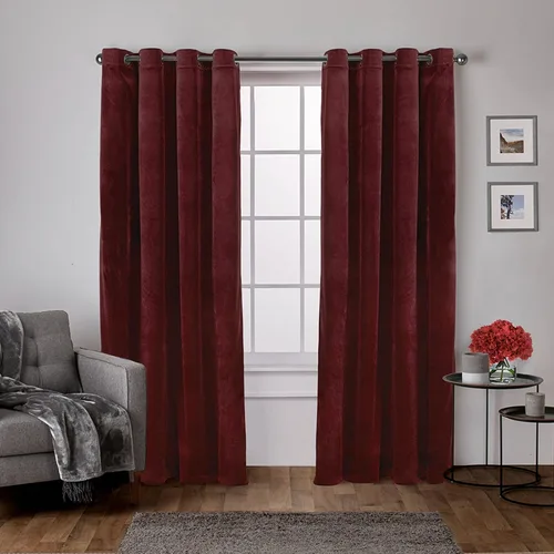 Miniatura 14 de Cortinas exclusivas para el hogar, de terciopelo, pesadas, para ventanas, paneles pares