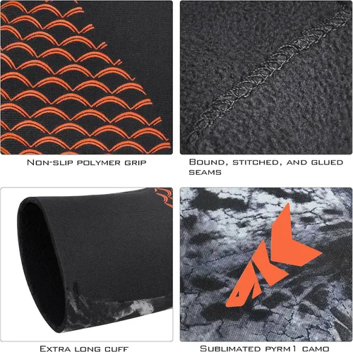 Miniatura 5 de KastKing IceRiver - Guantes de pesca 100% impermeables para hombres y mujeres, para pesca en clima frío y deportes al aire libre, ideales para pesca