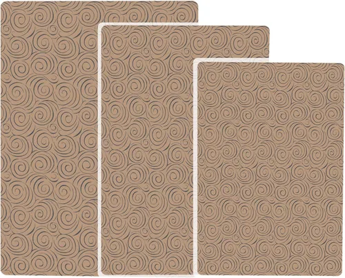 Miniatura 11 de Alfombra de baño de microfibra de 20 x 16 pulgadas, diseño de capuchino de color deslizante, 1 S