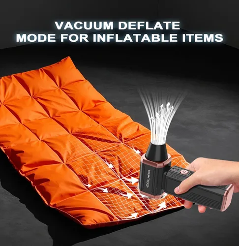 Miniatura 9 de Plumero de aire comprimido 300000RPM, soplador inalámbrico de alta velocidad para peluquero con velocidad variable, soplador de polvo eléctrico