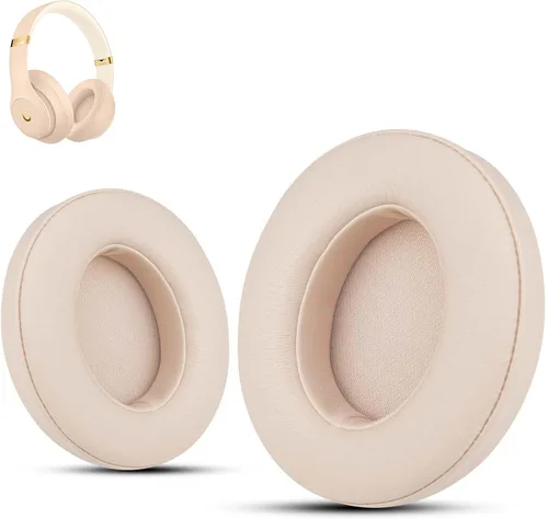 Miniatura 11 de Krone Kalpasmos Beats Studio 3 Almohadillas de repuesto para los oídos, almohadillas de repuesto de Beats Studio 3 para Studio 2 y 3 B0500/B0501