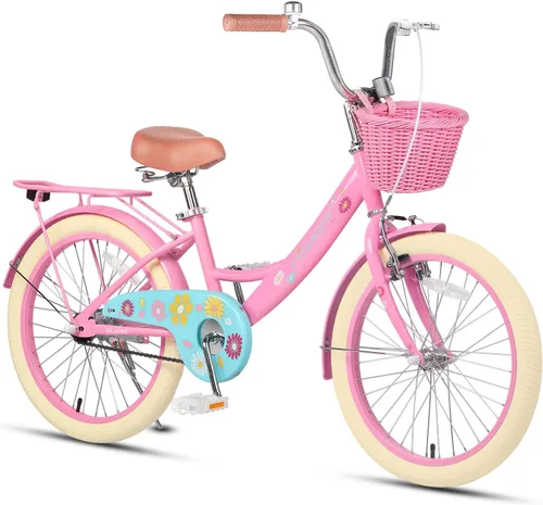 Miniatura 20 de Glerc Maggie Girls Bike, 12-20 Inch Kids Bike for 2-13 Years Old Children, Princess Style Kids Bicycle with Doll-Seat & Basket & Training Wheels