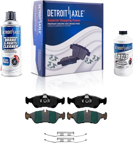 Miniatura 86 de Detroit Axle - Pastillas de Freno Delantero para Mercedes- Benz C230 C250 C300 SLK250, Pastillas de Freno Cerámica w/Reemplazo de Hardware