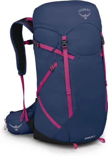 Miniatura 8 de Mochila Osprey Sportlite 30L ligera para senderismo para hombres y mujeres, gris carbón oscuro, S/M