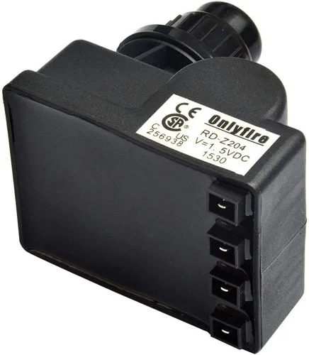 Miniatura 2 de onlyfire Kit de encendido electrónico de 4 chispas universal para la mayoría de parrillas, botón de presión, negro