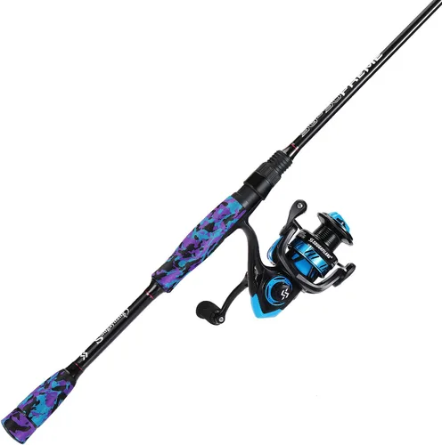 Miniatura 2 de Sougayilang Fishing Rod and Reel Combo, Stainless Steel Guides Fishing Pole with Spinning Reel Combo for Bass Fishing