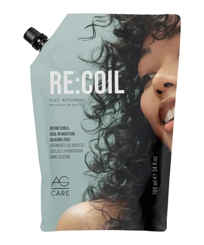 Miniatura 12 de AG Care Re:Coil Activador de Rizos Crema para Rizos con Aminoácidos de Queratina - Crema Ultra-Nutritiva para Cabello Rizado para Rizos Definidos