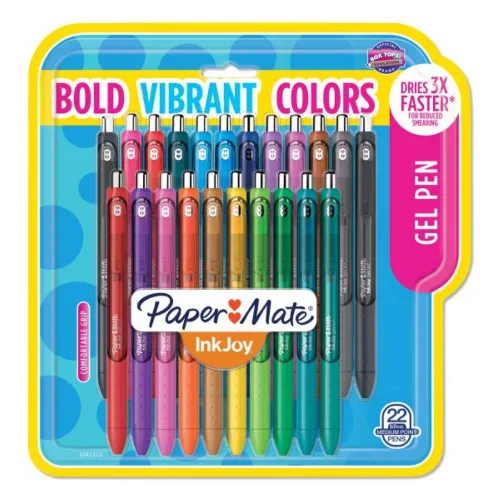 Miniatura 2 de Paper Mate InkJoy Bolígrafos de gel de colores surtidos y bolígrafos de punta de fieltro Flair, punta media (0.028 in), surtido