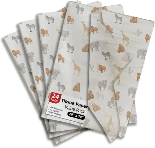 Miniatura 24 de Pro Supply Global Space Astronaut Papel de Seda Impreso para Bolsas o Cajas de Regalo y Envoltura - Papel de Seda Decorativo a Granel para Embalaje