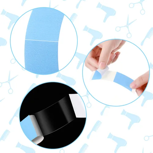 Miniatura 3 de 48 piezas de encaje frontal cinta de encaje frontal peluca cinta adhesiva de doble cara impermeable pelucas de encaje cinta en forma de C