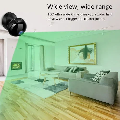 Miniatura 3 de Dpofirs Cámara de seguridad inalámbrica HD 720P, cámara recargable para exteriores con detección de movimiento PIR, reconocimiento humano AI, noche