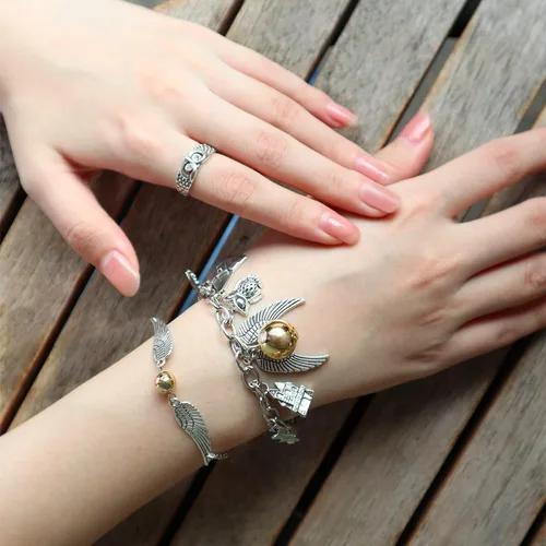 Miniatura 3 de Fancy Space Juego de pulseras con dijes, pulsera ajustable con temática de magia, regalo de cumpleaños para niños, niñas y mujeres