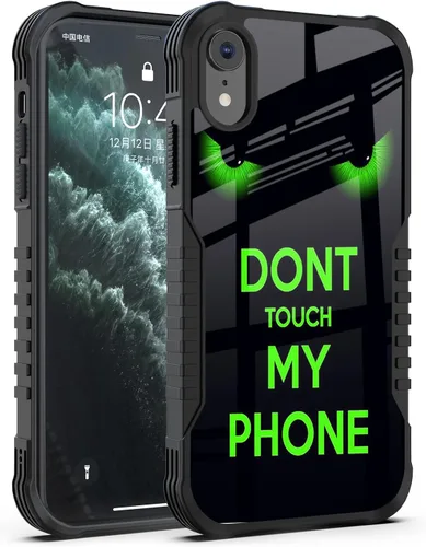 Funda compatible con iPhone XR para hombres y niños, resistente a los golpes, funda de policarbonato duro de silicona suave, resistente a los no