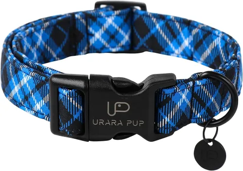 Miniatura 18 de Collar de perro de algodón de dinosaurio con hebilla de metal, collar de regalo para niñas o niños pequeños, medianos y grandes, lindos collares