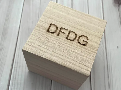 Miniatura 4 de DFDG - Caja de almacenamiento de madera con tapa, decoración de caja de tesoro de madera, para manualidades, sin pintar, caja de madera, caja