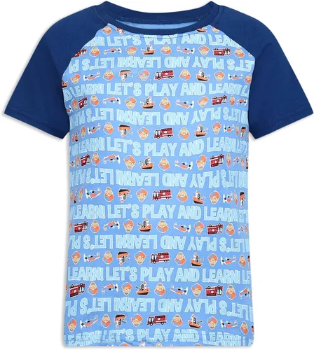 Miniatura 6 de Blippi Boys 3 Pack T-Shirts for Infant and Toddler BlueOrangeGrey