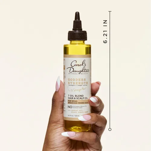 Miniatura 2 de Carol's Daughter Goddess Strength 7 Oil Blend - Mezcla de aceite para cuero cabelludo y cabello para ondas, espirales y rizos, tratamiento capilar