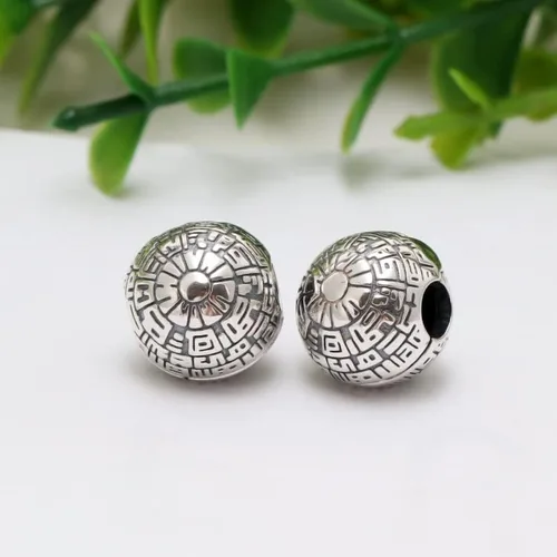 Miniatura 3 de Colgante de plata de ley 925 con clip de estrella, regalos de cuentas de joyería para mujer, pulsera y collar A0019