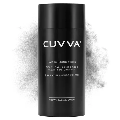 Miniatura 9 de CUVVA Fibras para la construcción del cabello (1.06 oz). Rellena instantáneamente el cabello fino y adelgazante para crear un aspecto más grueso