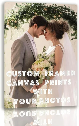 Miniatura 7 de Impresiones en lienzo personalizadas (lienzo enmarcado, 8 x 8 pulgadas), impresión de lienzo personalizada con tu foto, perfecto para decoración