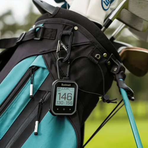 Miniatura 7 de Bushnell Golf Phantom 3 Slope GPS portátil (Rojo/Azul) Más de 38,000 campos, compensación de pendiente, información de obstáculos, calculadora