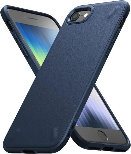Ringke Onyx - Funda protectora compatible con iPhone SE 5G (3ª generación, 2022), resistente, duradera, a prueba de golpes, de poliuretano marino