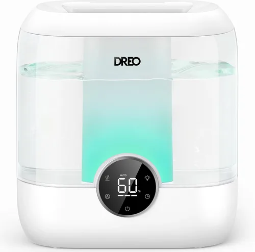 Miniatura 11 de Dreo Humidificadores de llenado superior de 6 L para dormitorio, tiempo de funcionamiento de 60 horas, 28 dB, silencioso, humidificadores de aire