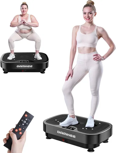 Vibrating Board Exercise Machine, 9 Modes Vibration Platform for Lymphatic Drainage, 3D Upgrade Vibrating Board for Weight Loss, Home Body Fitness