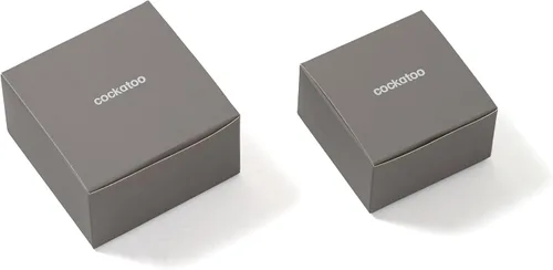 Miniatura 92 de Cockatoo Monedero de cuero genuino para cambio, mini billetera con bolsillo a presión para hombres y mujeres, Rojo (Aurora Red), Casual
